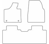 AutoStyle TM LP501 Jeu de tapis de sol