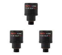 AutoSwan 3X Lentille de CCTV 1/2.5 Pouces 6-22mm 5MP M12 Mont Varifocal Objectif F1.6 pour 4MP / 5MP CMOS/CCD Capteur de Securite IP/AHD Camera