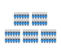 AutoSwan 60 Pièces Bouchon D'Embout de Tube D'Irrigation Goutte à Goutte Raccord Universel 1/2 Pouce, Compatible avec les Tubes de Goutte à Goutte 16-17mm