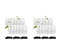 AutoSwan Filtres pour à pour Chat avec 48 éponges, Filtres de Rechange pour Animaux de Compagnie pour en Acier Inoxydable 108 Oz/3 L, 67 Oz/2 L