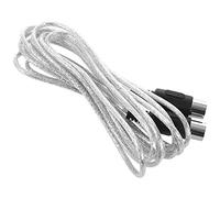 AutoSwan le plus RéCent Câble D'Extension MIDI de 3 MèTres 10 Pieds à 5 Broches Mâle à Connecteur Mâle Argent