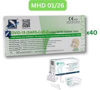 Autotest rapide d'antigène Covid-19 Deepblue (test amateur) 40 pièces MHD 01/26 | ID : 2099 | Tests de parahealth S (5 pièces, MHD 12/25)