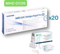 Autotest rapide Hightop Covid Antigen (test amateur) 20 pièces MHD 07/26 | ID : 2099 | Tests de parahealth GRATUITS (5 pièces, MHD 12/25)