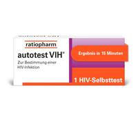 autotest VIH® de ratiopharm: auto-test pour détecter rapidement et de manière fiable une infection potentielle à VIH. Discret et facile à effectuer à la maison.