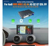 AUTOTOP CarPlay sans fil Android Auto pour AUDI A3 S3 8v A4L A5 Q2L Q5L Q7 MIB MIB2 2013-2018 Mirror Link AirPlay Support Caméra For A4 A5 S5 Q5 Q7