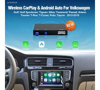 AUTOTOP CarPlay sans fil Android Auto pour VW Volkswagen Golf 7 Seat Skoda mib mib2 Support multimédia Mirror Link AirPlay Caméra For MIB MIB2
