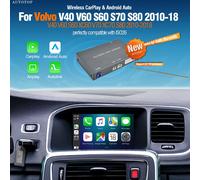 AUTOTOP Module de mise à niveau sans fil CarPlay Android Auto pour Volvo S60 S80 XC60 V60 V40 2010-2018 avec Mirror Link GPS Aux V60 V40+Sound+Box 2015-2018