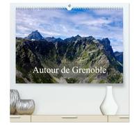 Autour de Grenoble (Calendrier mural haut de gamme 2027 DIN A2 vertical), CALVENDO calendrier mensuel: Grenoble est entourée de montagnes, voici quelques sommets qui la dominent