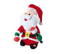 AUTOUR DE MINUIT 5AUT332 Automate Père Noël à Piles Plastique Multicolore 16x15x26 cm