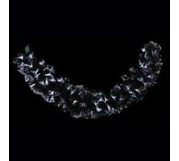 Autour de Minuit 5SAF148BC Las Vegas Guirlande avec 180 LED Fibre Optique Noir/Blanc 200 cm