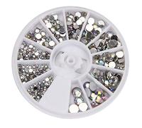 Autour de pierres précieuses 3D strass cristal acrylique Nail Art DIY Roue de décoration élégante pratique et professionnelle
