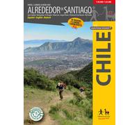 Autour de Santiago - Chili : Carte de randonnée, vélo et escalade | Trekking Chile