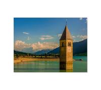 Autour du col de Reschen，for Children 1000 Pieces Bois Puzzle Jigsaws, DIY Casual Puzzles Toys, for Adults and Teenagers Unique Gifts Toys（75x50cm）-AQ54