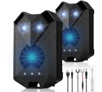 AUTOUTLET 2PC Répulsif Ultrason Souris pour Voiture 3 en 1 Répulsif Ultrason Rongeur Connexion électrique du véhicule/Câblage USB/Batterie Démarrage/arrêt Automatique avec Ligne d'Extension 80cm