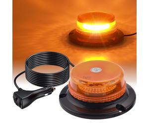 AUTOUTLET 36 LED Lampe d'Avertissement Stroboscopique Lumière Ambre 12/24v pour plafond Avec E57 E-mark 18w Camion Voiture