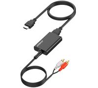 AUTOUTLET Extracteur Audio HDMI ARC, Répartiteur Audio HDMI 192 KHz, Sortie Audio Stéréo 3,5 Mm, Adaptateur ARC Avec Câble 1 M 3,5 Mm Vers RCA Pour Amplificateur, Barre De Son, Système Home Cinéma Etc