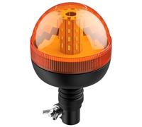AUTOUTLET Gyrophare LED Rotatif Orange 12V-24V E-Mark 40 SMD LED 3 Modes d'Eclairage Etanche Anti-Poussière pour Le Camion de Pompiers l'Ambulance l'Arroseur Routier Camion