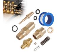 AUTOVIC Kit de remplacement 3 en 1 pour pompe de nettoyeur haute pression, soupape de décharge thermique 7101359 + soupape de suralimentation 7110117 + kit d'injecteur chimique 7104228, 1/4" NPT
