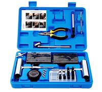 AUTOWN Kit de réparation de pneus - 68pcs Heavy Duty Tire Plug Kit, Universal Tire Repair Tools to Fix Punctures and Plug Flats Patch Kit for Car Motorcycle, Truck, ARB，ATV, Tractor, RV, SUV, Trailer