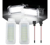 AUTOXBERT 2X LED SMD Éclairage de plancher Éclairage intérieur Lampe de coffre de porte pour Audi A2 A3 A4 S4 A5 A6 A8 Q5 Q7 VW Passat Rabbit Golf Jetta, Plug&Play