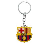 AUTOZOCO Porte-clés métallique Barsa, porte-clés édition fan du Barça, design multicolore avec emblème du Barsa, porte-clés en métal Barça, métal, multicolore