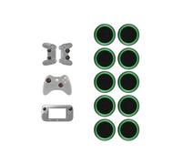 Autre accessoire gaming 10 PCS Gamepad Silicone Bouton Lumineux Capuchon A Bascule Pour PS/Xbox Cercle Vert Noir