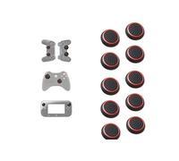 Autre accessoire gaming 10 PCS Gamepad Silicone Bouton Lumineux Capuchon A Bascule Pour PS/Xbox Cercle Rouge Noir