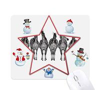 autre action Pinto animal le bonhomme de neige étoile tapis de souris