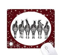 autre action Pinto animal tapis de souris en hiver flocon de neige