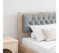 vidaXL Tête de lit Autre Bois massif en pin Marron et noir 160 cm