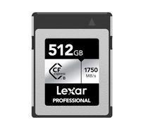 Carte mémoire CFexpress Lexar Professional Série Silver type B 512 Go Argent