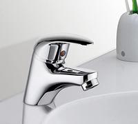 Autre - Robinet mitigeur de lavabo Bec Incline Laiton Chrome Tete ceramique