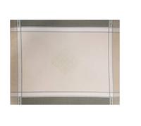 Autrefois 6 Sets de Table Jacquard enduits Anti-Tache Hermes Champagne 35 x 50 cm