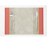 Autrefois 6 Sets de Table Jacquard enduits Anti-Tache Ulysse Lin 35 x 50 cm