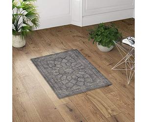 Autrefois Epsilon Tapis imprimé 60 * 90 cm Aurora Earth - Pallaisson d'intérieur Antidérapant et Infroissable - Lavable en Machine - Tapis pour Salon, chambren Couloir Cuisine et Porte