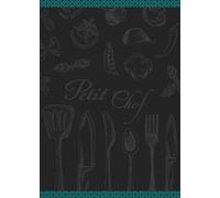 Autrefois Torchon Imprimé Jacquard Gris Foncé 48 * 70 cm, Thème Recette, Petit Chef