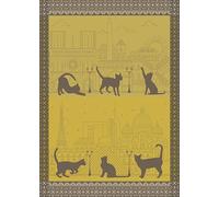 Autrefois, Torchon Jacquard, Variation 3 : Chat Ville