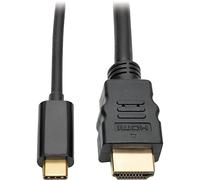 Tripp Lite USB C to HDMI Adapter Cable Converter UHD Ultra High Definition 4K x 2K @ 30Hz M/M USB Type C, USB-C, USB Type-C 6ft 6' - Adaptateur vidéo externe - USB-C 3.1 - HDMI - noir