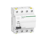 Schneider Electric Disjoncteur différentiel iID A9Z24463 4P 63A 300mA Type A Blanc