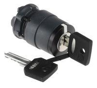 Schneider Electric Commutateur à clé Harmony ZB5AG2 Noir 2 x 90° Décrochage par clé 1 pièce