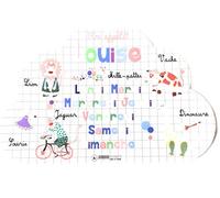 AUTRES Lire et dire - Set de Table prénom Forme Nuage- Louise- (Recto & Verso) - Bon appétit - Dessins Animaux - 29x41 cm