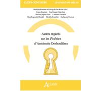 Autres regards sur les Poésies d'Antoinette Deshoulières - Mathilde Bompart - Atlande Eds - broché - Scolaire / Universitaire