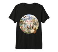 Autriche, Europe, Allemand, Vienne T-Shirt Haut de Gamme