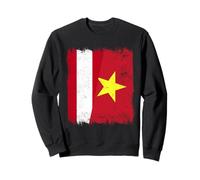 Autriche Vietnam Demi Drapeau Autriche Vietnamienne Histoire Sweatshirt
