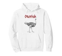 Autruche (Graphique d'illustration Vintage) Sweat à Capuche