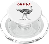 Autruche (Graphique) PopSockets PopGrip pour MagSafe