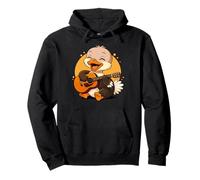 Autruche Jouant de la Guitare Graphique garçons Filles Amateurs de Guitare Sweat à Capuche