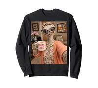 Autruche Selfie Meme Humour Maman Mignon Amour Appréciation Sweatshirt