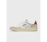 AUTRY Medalist AULM LS43 Baskets en cuir pour homme Blanc/rouge, Blanc et rouge., 46 EU