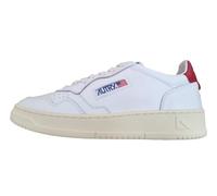 AUTRY AULM LL33 Baskets unisexes en cuir Blanc/rouge, Blanc et rouge., 41 EU